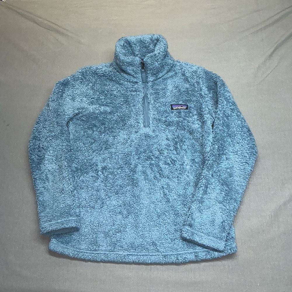 Patagonia Fleece Pullover Jacket Blue Women's 1/4 Zip Size XS
